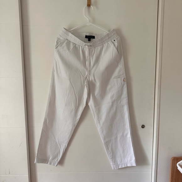 Tommy Hilfiger White Cargo Trousers - Picture 3 of 6